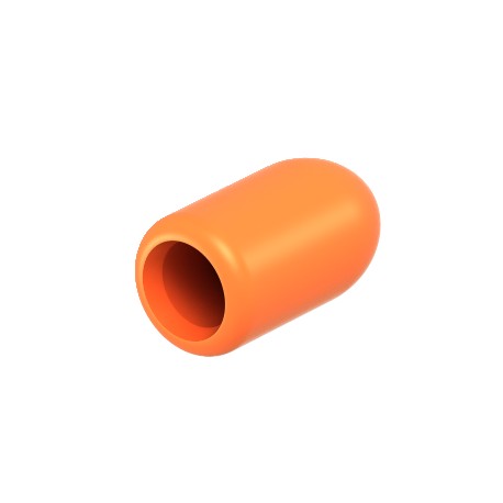 SGR KS OR - GR KS 6.0 OR 6003758 OBO BETTERMANN Protective cap for mesh cable tray 6,0mm, 6,0mm, Pastel orange, 2003, Po..