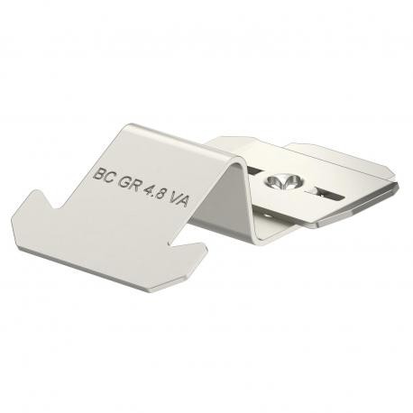 BC GR 4.8 A2 - BC GR MS VA4310 6016665 OBO BETTERMANN Fastening clip mesh cable tray for MS profile, 82x33x17, Stainless st..