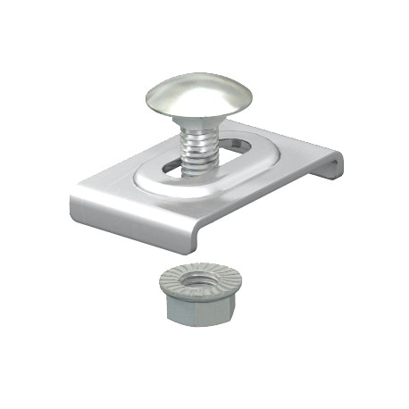 GKT 38 A4 - GKT 38 VA4401 SP 6017092 OBO BETTERMANN Clamping piece divider mounting, special pack, Stainless steel, grad..