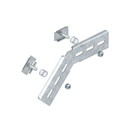 MW 45 SL10 FT - MW 45 SL10 FT 6017320 OBO BETTERMANN 45° installation angle for C-mesh cable tray, 178x103, Hot-dip galvanis..