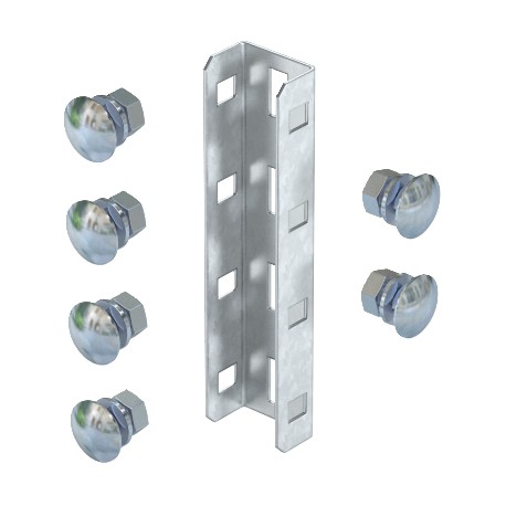 VUS 3 FT - VUS 3 FT 6018513 OBO BETTERMANN U support connector including truss-head bolts, 190x45, Hot-dip galvanised, ..