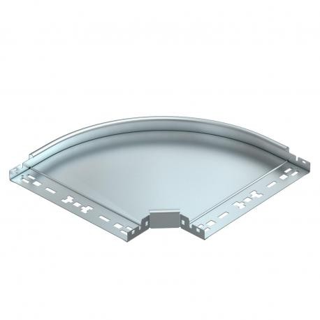 RBM 90 330 FS - RBM 90 330 FS 6041014 OBO BETTERMANN 90° bend with quick connector, 35x300, Strip-galvanised, DIN EN 10147, ..