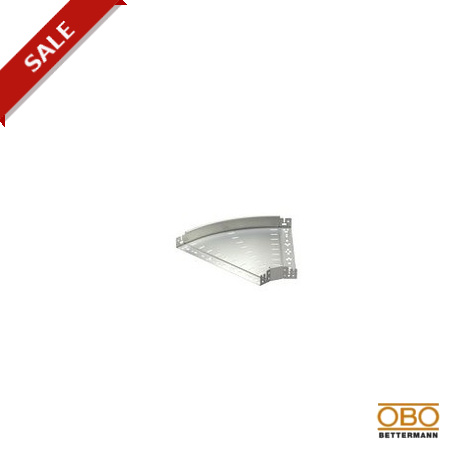 RBM 45 650VA4301 - RBM 45 650VA4301 6041090 OBO BETTERMANN 45° bend with quick connector, 60x500, Stainless steel, grade 304, V..