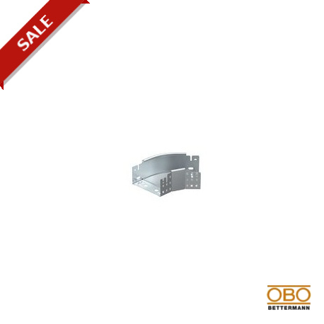 RBM 45 815 FS - RBM 45 815 FS 6041411 OBO BETTERMANN 45° bend with quick connector, 85x150, Strip-galvanised, DIN EN 10147, ..