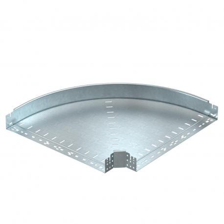 RBM 90 860 FT - RBM 90 860 FT 6041520 OBO BETTERMANN 90° bend with quick connector, 85x600, Hot-dip galvanised, DIN EN ISO 1..