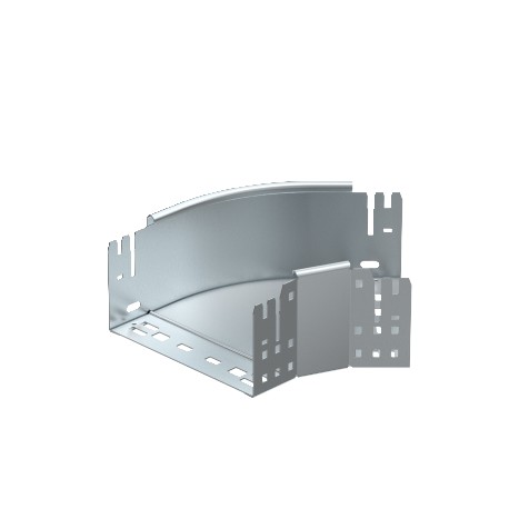 RBM 45 120 FT - RBM 45 120 FT 6041782 OBO BETTERMANN 45° bend with quick connector, 110x200, Hot-dip galvanised, DIN EN ISO ..