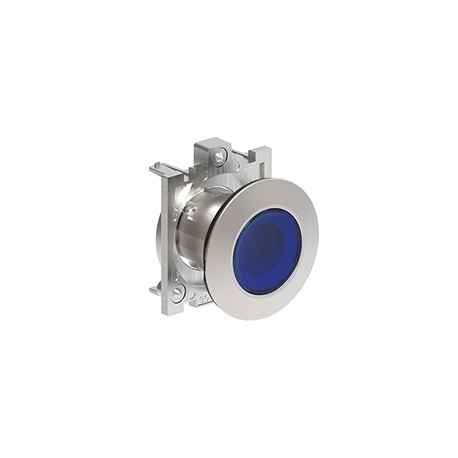 LPFBL106 - LPFBL106 LOVATO ILL.BLUE FLUSH MET.FLAT PUSH-BUTTON