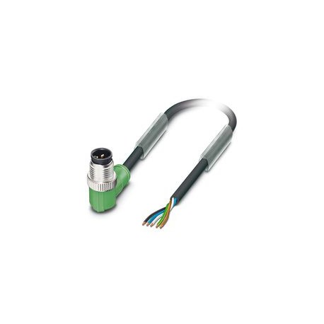 SAC-5P-M12MR/3,0-PUR BK - SAC-5P-M12MR/3,0-PUR BK 1584375 PHOENIX CONTACT Sensor/actuator cable, 5-pole, M12 angled connector, coding:..