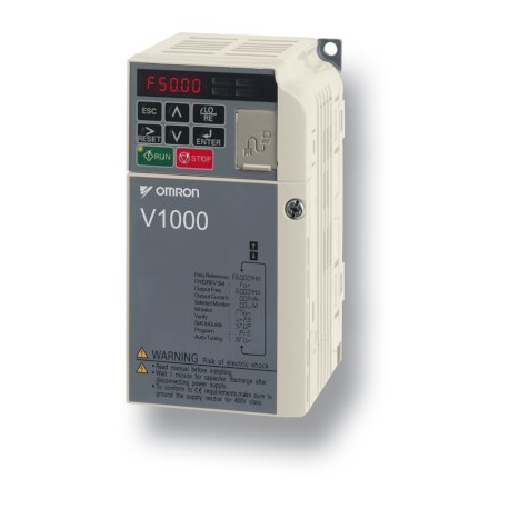 VZA40P2EAB - VZA40P2EAB AA034868A 355680 OMRON V1000 Drive, 0.37/0.37KW (HD/ND), 1.2/1.2A (HD/ND), 400 Vac, Three-Phase I..
