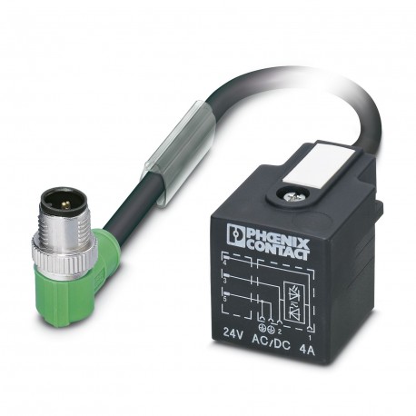 SAC-3P-MR/ 0,6-PUR/A-1L-Z SCO - SAC-3P-MR/ 0,6-PUR/A-1L-Z SCO 1434947 PHOENIX CONTACT Sensor/actuator cable