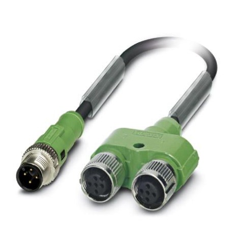 SAC-4PY-MS-1,5-PUR/2XF - SAC-4PY-MS-1,5-PUR/2XF 1436220 PHOENIX CONTACT Sensor/actuator cable