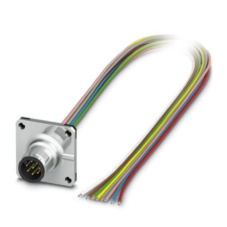 SACC-SQ-M12MS-8CON-20/0,5 - SACC-SQ-M12MS-8CON-20/0,5 1441684 PHOENIX CONTACT Flush-type connector