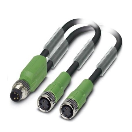SAC-3P-M8Y/2X0,3-PUR/M 8FS - SAC-3P-M8Y/2X0,3-PUR/M 8FS 1458664 PHOENIX CONTACT Sensor/actuator cable