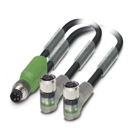 SAC-3P-M8Y/2X0,3-PUR/M 8FR-2L - SAC-3P-M8Y/2X0,3-PUR/M 8FR-2L 1458745 PHOENIX CONTACT Sensor/actuator cable