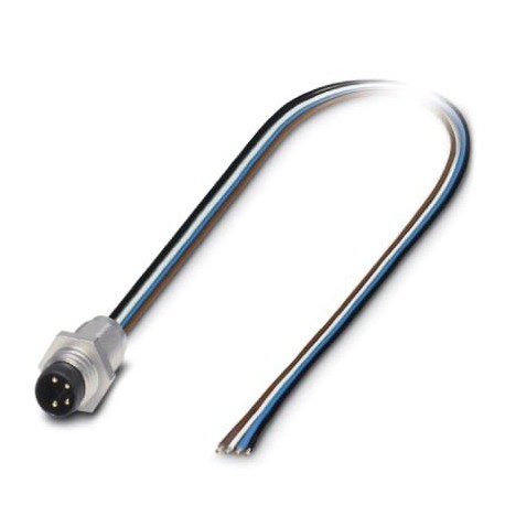 SACC-E-M 8MS-4CON-M8/0,5 - SACC-E-M 8MS-4CON-M8/0,5 1500347 PHOENIX CONTACT Flush-type connector
