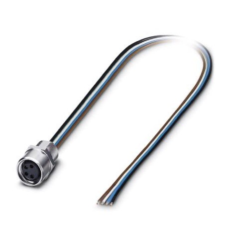 SACC-E-M 8FS-4CON-M8/0,5 - SACC-E-M 8FS-4CON-M8/0,5 1500363 PHOENIX CONTACT Flush-type connector