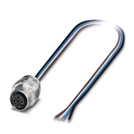 SACC-EC-FS-4CON-M16/0,5 SCO - SACC-EC-FS-4CON-M16/0,5 SCO 1523447 PHOENIX CONTACT Flush-type connector