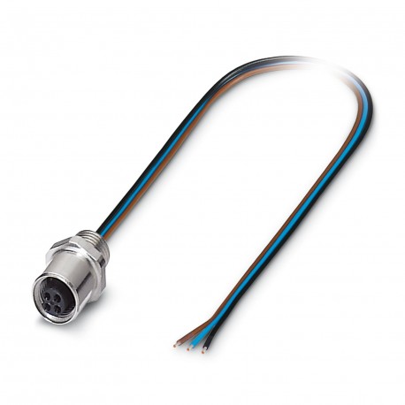 SACC-E-M5FS-3CON-M5/0,5 - SACC-E-M5FS-3CON-M5/0,5 1530605 PHOENIX CONTACT Flush-type connector