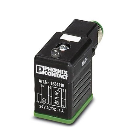 SAC-3P-M12MR/B-1L-S - SAC-3P-M12MR/B-1L-S 1534119 PHOENIX CONTACT Valve connectors