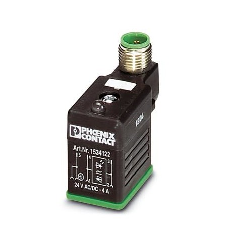 SAC-3P-M12MS/BI-1L-S - SAC-3P-M12MS/BI-1L-S 1534122 PHOENIX CONTACT Valve connectors