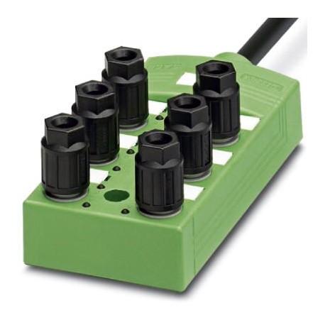 SACB- 6/3-L- 5,0PUR QO-0,34 - SACB- 6/3-L- 5,0PUR QO-0,34 1548464 PHOENIX CONTACT Sensor/actuator box