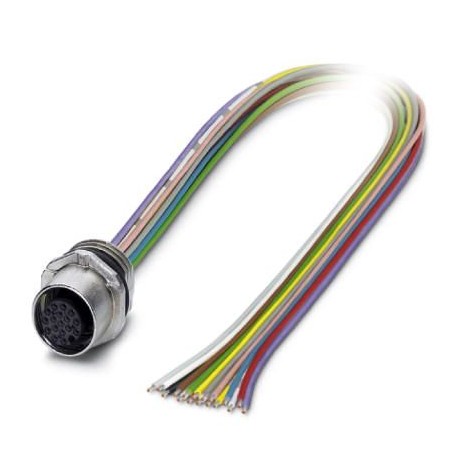 SACC-E-FS-17CON-M16/0,5 SCO - SACC-E-FS-17CON-M16/0,5 SCO 1556294 PHOENIX CONTACT Flush-type connector
