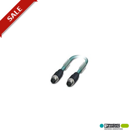 SAC-4P-M12MSD/ 0,3-931/M12MSD - SAC-4P-M12MSD/ 0,3-931/M12MSD 1569430 PHOENIX CONTACT Cable system bus, ETHERNET, 4-pole PUR, halogen, blue,..