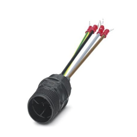 QPD W 3PE1,5 M25 0,1 BK K TH - QPD W 3PE1,5 M25 0,1 BK K TH 1577273 PHOENIX CONTACT QUICKON panel feed-through, 3-pos. +PE, 1.0 mm² ... 2.5..