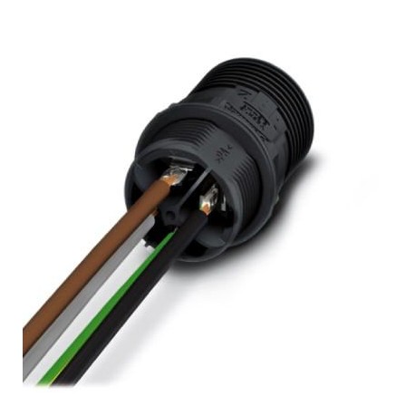 QPD W 3PE2,5 M25 0,5 BK - QPD W 3PE2,5 M25 0,5 BK 1582187 PHOENIX CONTACT Panel feed-through