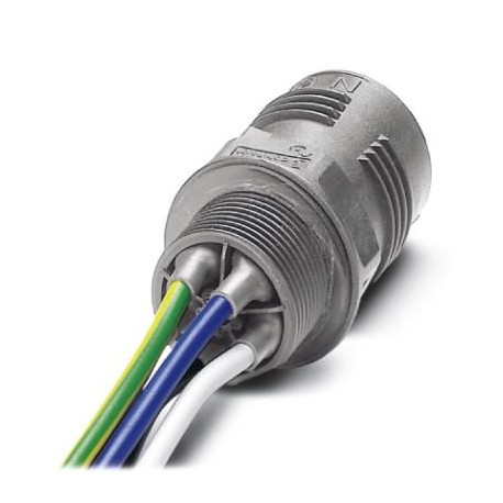 QPD W 4PE2,5 M25 0,5 GY - QPD W 4PE2,5 M25 0,5 GY 1582577 PHOENIX CONTACT Panel feed-through, QUICKON connection, No. of pos.: 4+PE, 1..