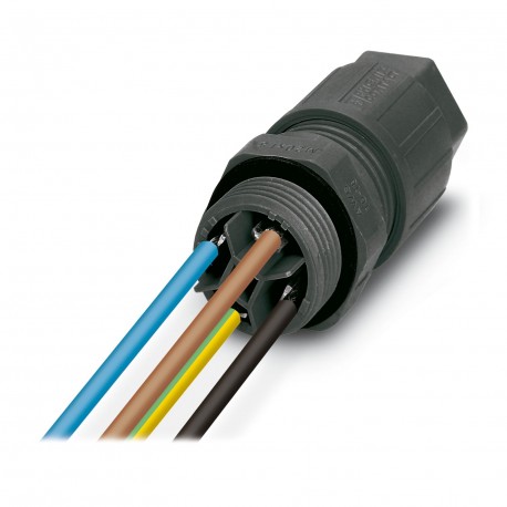 Q 1,5/4A10/24-M20KU-ESA BK PE - Q 1,5/4A10/24-M20KU-ESA BK PE 1584787 PHOENIX CONTACT Panel feed-through