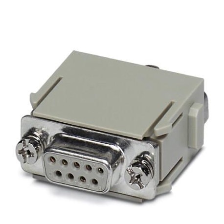 HC-M-DSUB 09/O2T-MOD-BU - HC-M-DSUB 09/O2T-MOD-BU 1636444 PHOENIX CONTACT Contact insert module