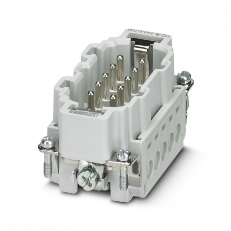 HC-B 10-I-UT-M - HC-B 10-I-UT-M 1648173 PHOENIX CONTACT HEAVYCON male insert, B10 series, 10-pos., screw connection