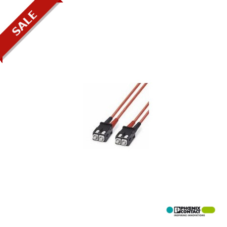 VS-PC-2XGOF-50-SCRJ/SCRJ-5 - VS-PC-2XGOF-50-SCRJ/SCRJ-5 1654390 PHOENIX CONTACT Assembled fiber optic cable, break-out cable, fiberglass ..