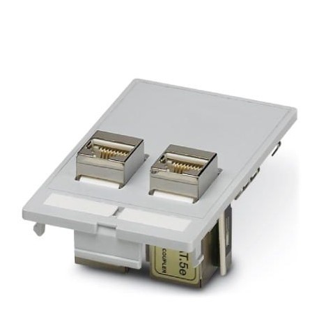 VS-SI-FP-2RJ45-5-MOD-BU/BU - VS-SI-FP-2RJ45-5-MOD-BU/BU 1657766 PHOENIX CONTACT Front plate