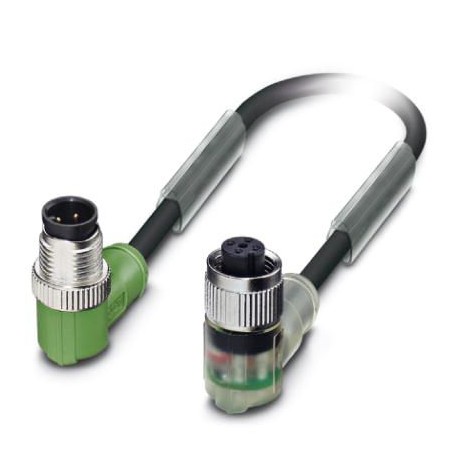 SAC-4P-M12MR/0,6-PUR/M12FR-3L - SAC-4P-M12MR/0,6-PUR/M12FR-3L 1668768 PHOENIX CONTACT Sensor/actuator cable
