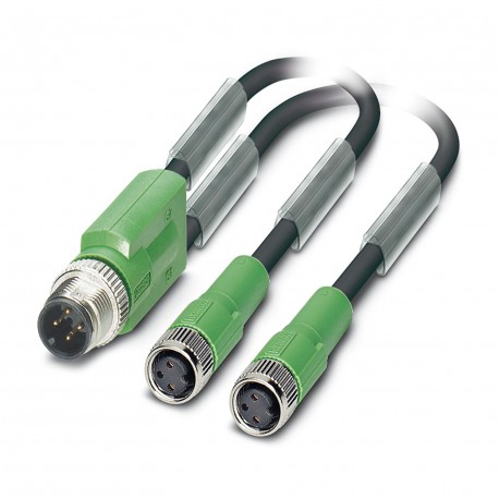 SAC-3P-M12Y/2X0,3-PUR/M 8FS - SAC-3P-M12Y/2X0,3-PUR/M 8FS 1671331 PHOENIX CONTACT Sensor/actuator cable