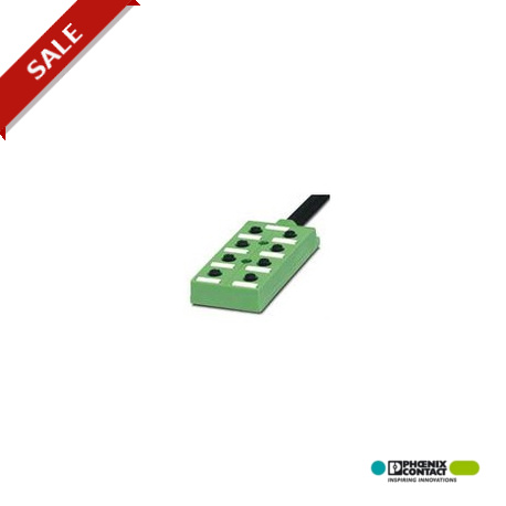 SACB-4/4- 5,0PUR - SACB-4/4- 5,0PUR 1680940 PHOENIX CONTACT Sensor/actuator box, Connection method: M12 socket Plastic, Number ..