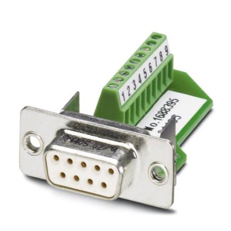 VS-09-BU-DSUB/9-MPT-0,5 - VS-09-BU-DSUB/9-MPT-0,5 1688395 PHOENIX CONTACT D-SUB contact insert