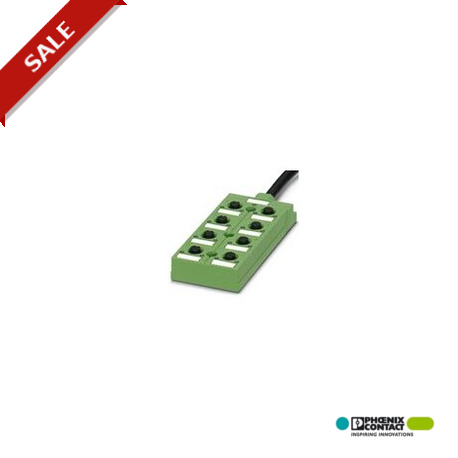 SACB-8/16-L- 5,0PUR - SACB-8/16-L- 5,0PUR 1695197 PHOENIX CONTACT Sensor/actuator box, Connection method: M12 socket Plastic, Numb..