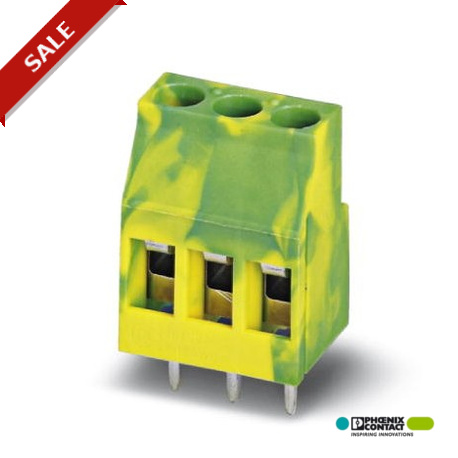 MKDS 3/ 2-B-5,08 GNYE - MKDS 3/ 2-B-5,08 GNYE 1706471 PHOENIX CONTACT PCB terminal block, Nominal current: 24 A, Nom. voltage: 400 V..