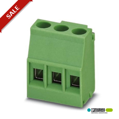 MKDSO 2,5/ 3-L - MKDSO 2,5/ 3-L 1707221 PHOENIX CONTACT PCB terminal block, Nominal current: 24 A, Nom. voltage: 400 V, Pitch..