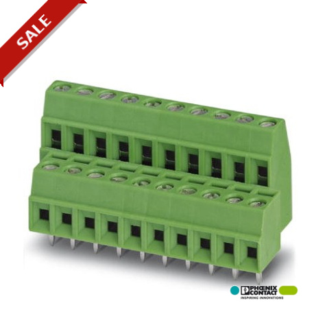 MKKDS 1/ 5-3,81 - MKKDS 1/ 5-3,81 1708055 PHOENIX CONTACT PCB terminal block, Nominal current: 8 A, Nom. voltage: 200 V, Pitch..