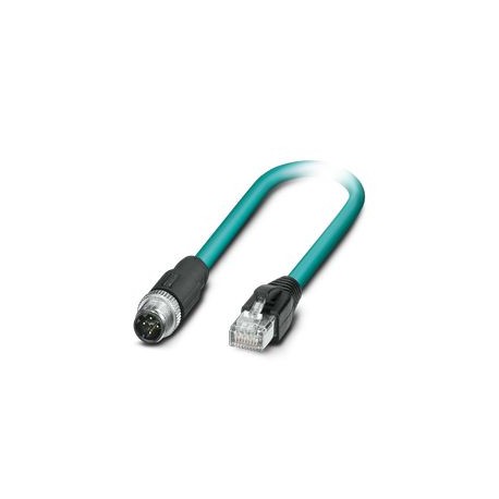 NBC-M12MSD/ 2,0-93F/R4AC - NBC-M12MSD/ 2,0-93F/R4AC 1192139 PHOENIX CONTACT Network cable, CAT5e Ethernet (100 MBit/s), 4-pole, shielde..