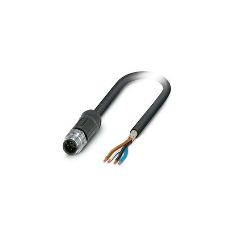 SAC-4P-M12MS/24,0-28X SH OD - SAC-4P-M12MS/24,0-28X SH OD 1553563 PHOENIX CONTACT Sensor/actuator cable, 4-pole, M12 straight connector, f..