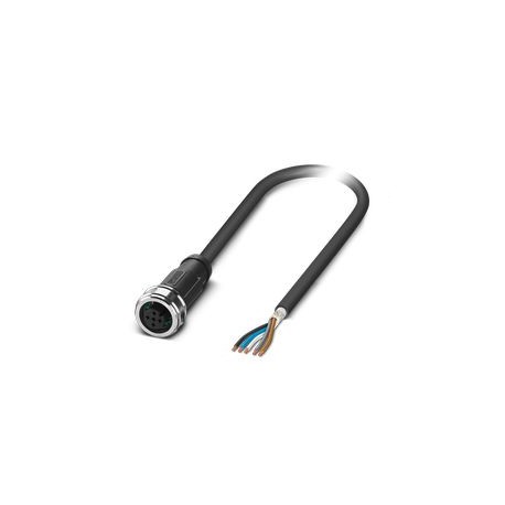 SAC-5P-10,0-PUR/P12FS SH - SAC-5P-10,0-PUR/P12FS SH 1476889 PHOENIX CONTACT Sensor/actuator cable, 5-pole, halogen-free PUR, greyish bl..
