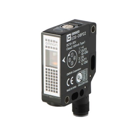 E3S-DBN22 - E3S-DBN22 E3S 7091M 393260 OMRON Plastic Obj transp Mirror (not incl.) SmartTeach 0.7m NPN M12 PRO+