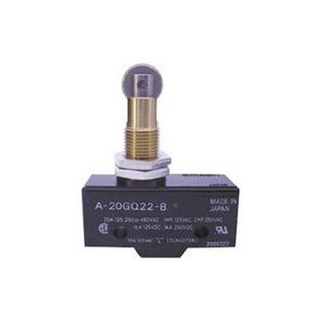 A-20GQ22-B - A-20GQ22-B A20G4016D 156547 OMRON Plunger with sheave panel mounting 20A Screw