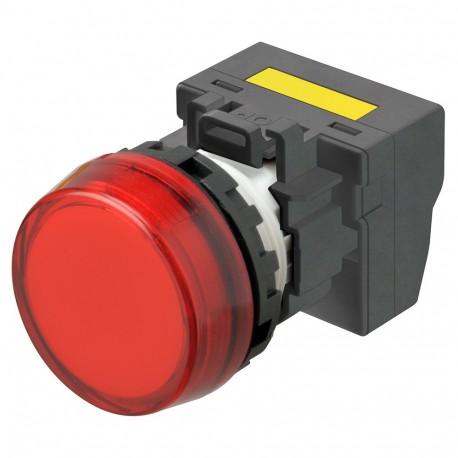 M22N-BC-TRA-RE-P - M22N-BC-TRA-RE-P A2265110M 672592 OMRON M22N flush marker indicator, RED, RED LED 200/240 VAC Push-in+
