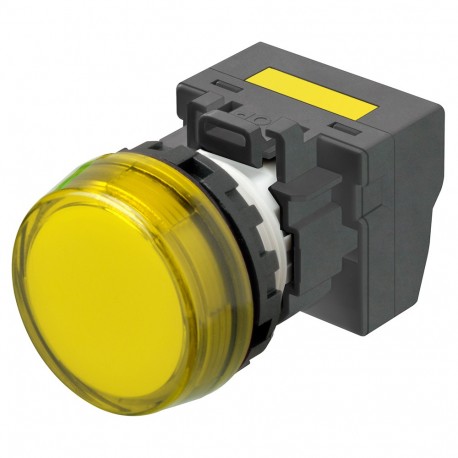 M22N-BC-TYA-YE-P - M22N-BC-TYA-YE-P A2265120G 672598 OMRON M22N flush marker indicator, YELLOW, YELLOW LED 200/240 VAC Push-in+